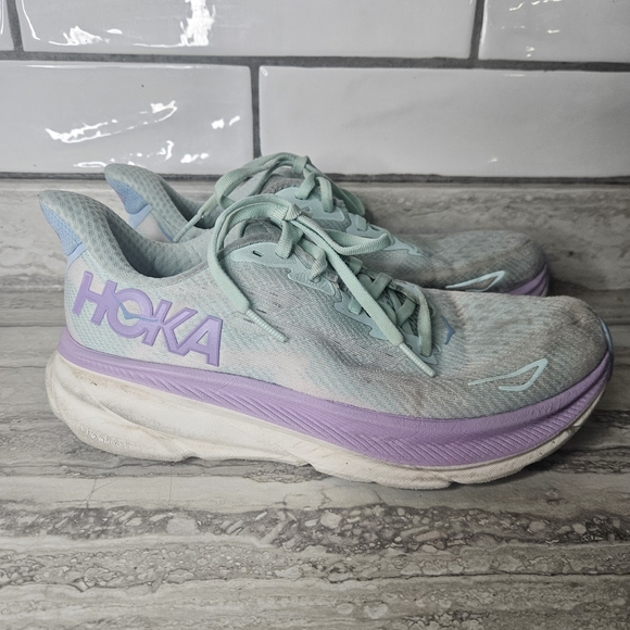 Hoka One One Shoes - Hoka one one Clifton 9 Womens size 6.5 running sneakers